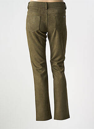 Pantalon slim buzunare verde GEVANA femeie