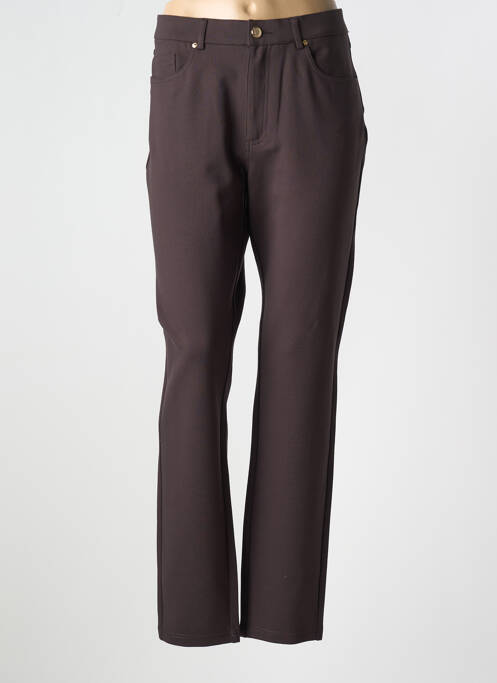Pantalon drept maro LCDN femeie