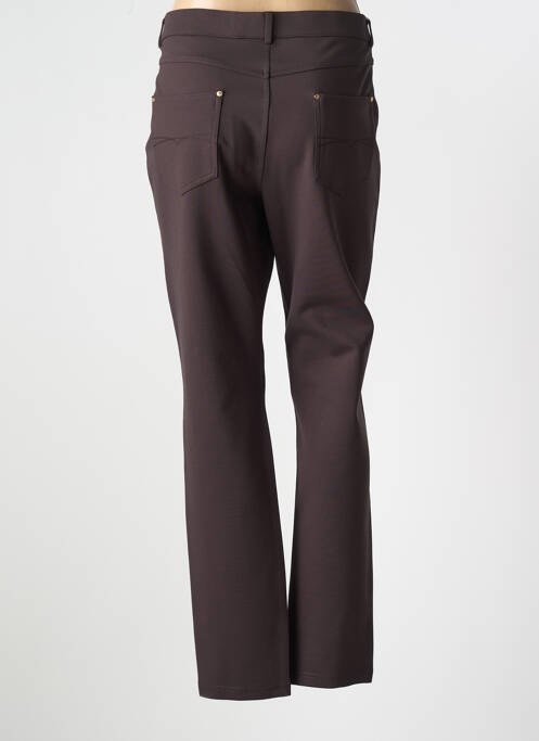 Pantalon drept maro LCDN femeie
