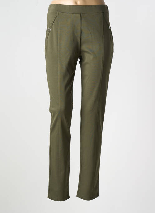 Pantalon slim verde HALOGENE femeie