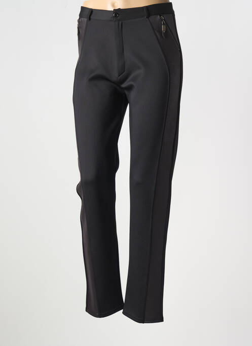 Pantalon slim negru CARLA D ANGELI femeie