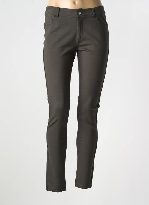Pantalon slim verde LAURA JO femeie