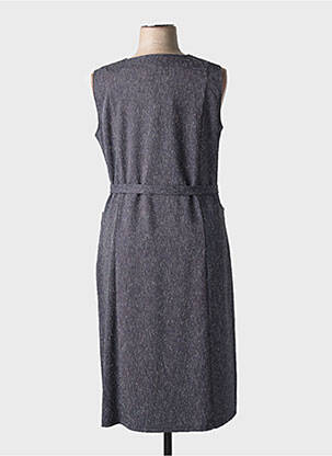 Rochie midi fără mâneci fără mâneci gri VALMODE femeie