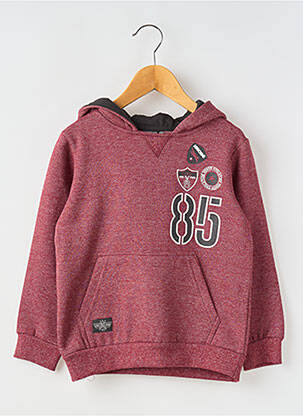 Hanorac cu glugă roșu LOSAN băiat