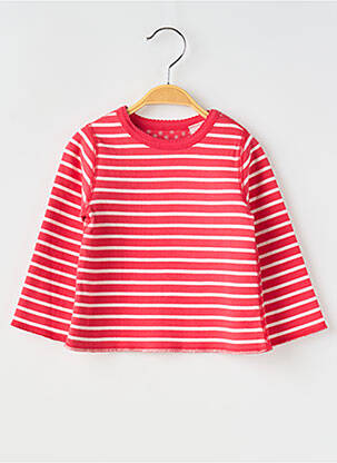 Tricou mâneci lungi mâneci lungi roșu PETIT BATEAU copil