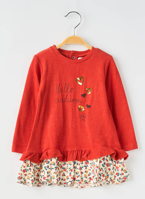 Rochie midi portocaliu BABY BOL fată