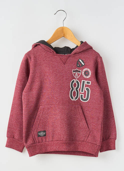 Hanorac cu glugă roșu LOSAN băiat