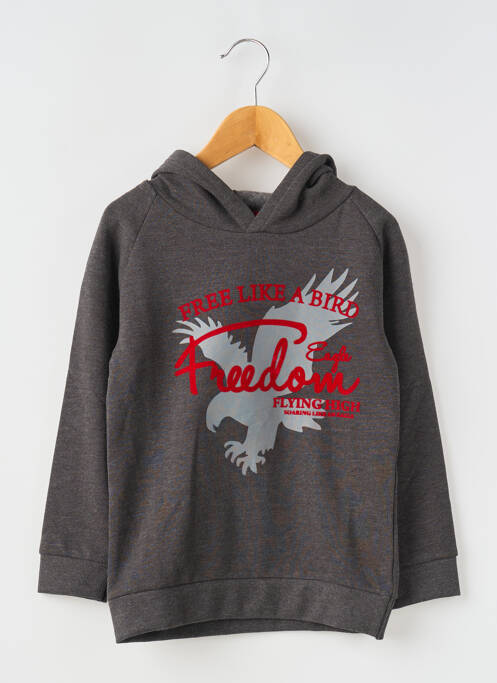 Hanorac cu glugă gri KNOT SO BAD băiat