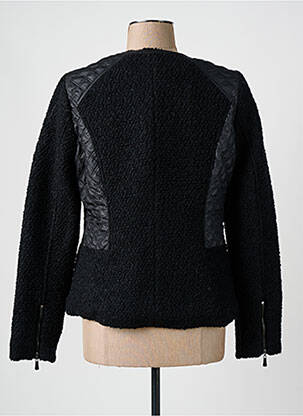 Jachete casual guler rotund negru ESCANDELLE femeie