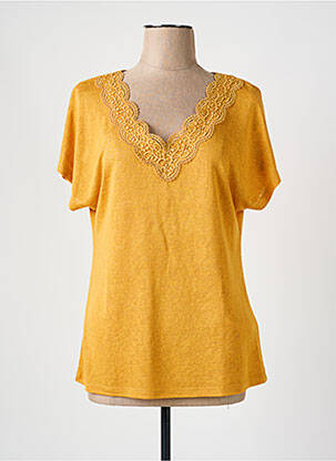 Tricou galben CONCEPT K femeie