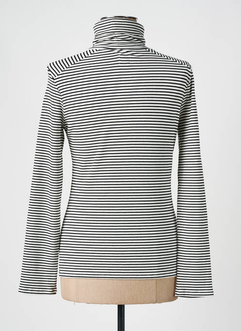 Pulover cu guler înalt negru KANOPE femeie