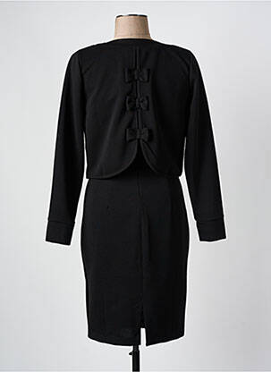 Set rochie tip jachetă lejeră negru QUATRE VINGT JOURS femeie