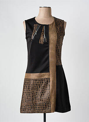 Rochie scurtă negru FRONT DE MER femeie