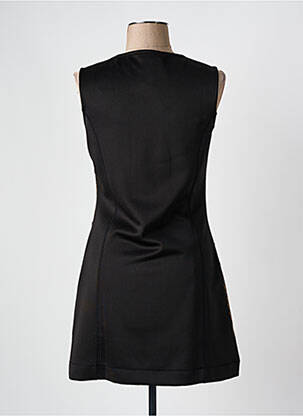 Rochie scurtă fără mâneci fără mâneci negru FRONT DE MER femeie