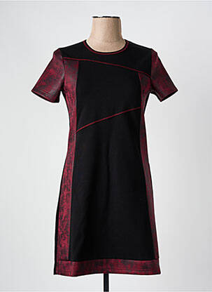 Rochie scurtă mâneci scurte mâneci scurte roșu CLAUDE DE SAIVRE femeie