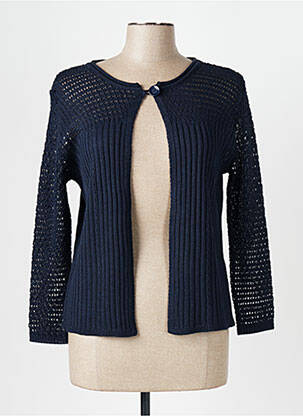 Vestă cu mâneci lungi albastru FELINO femeie