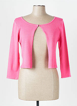 Vestă cu mâneci lungi roz CHOKLATE femeie