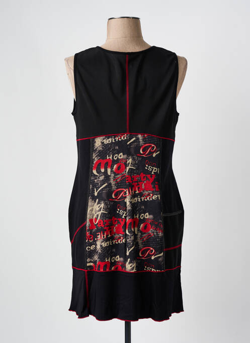 Rochie scurtă negru QUATRE VINGT JOURS femeie