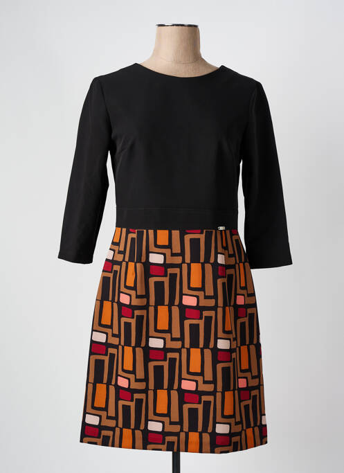 Rochie scurtă negru QUATRE VINGT JOURS femeie