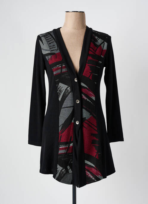 Vestă cu mâneci lungi negru CICERO femeie