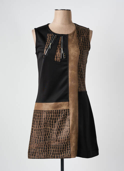 Rochie scurtă negru FRONT DE MER femeie