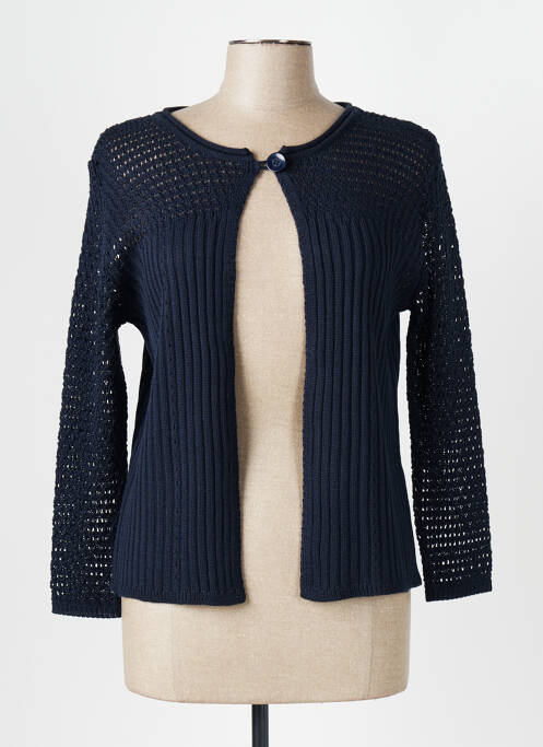 Vestă cu mâneci lungi albastru FELINO femeie