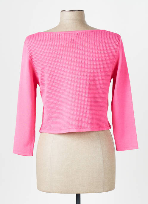 Vestă cu mâneci lungi roz CHOKLATE femeie