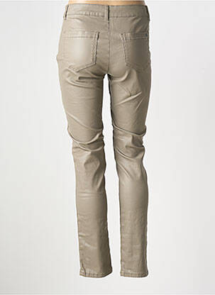 Pantalon slim țesătură acoperită mărime normală gri TREND BY CAPTAIN TORTUE femeie