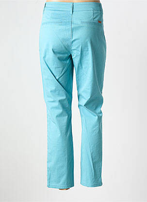 Pantalon chino țesătură poplin mărime normală albastru MISS BY CAPTAIN TORTUE femeie