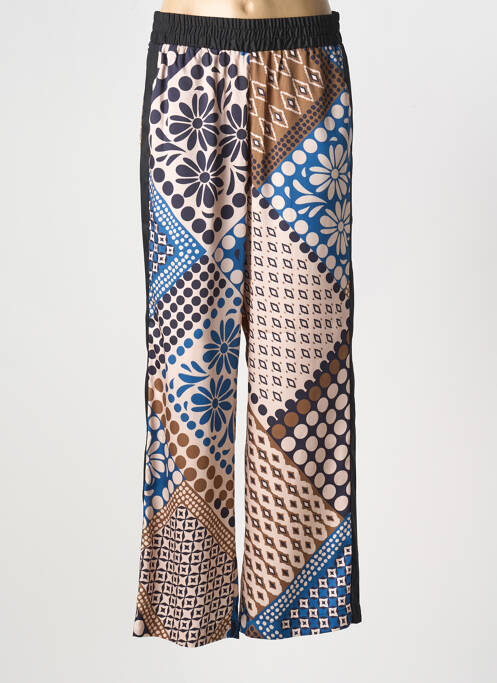 Pantalon larg negru MAISON CAPTAIN femeie