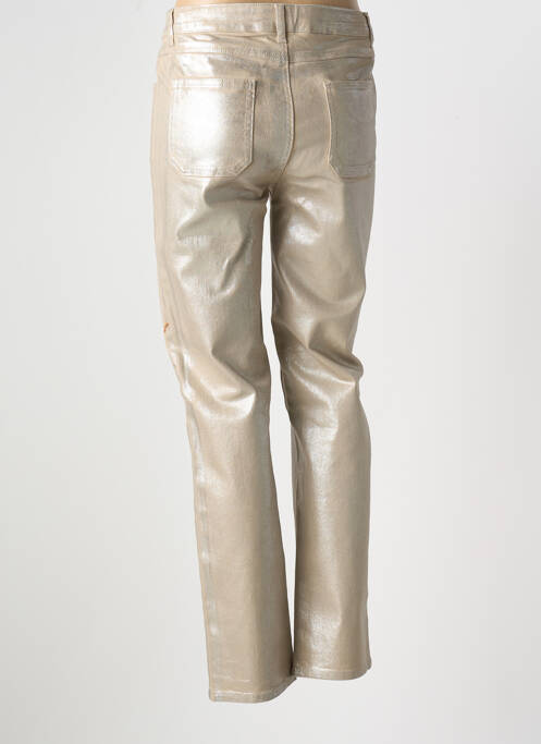 Blugi cu croială slim bej CAPTAIN TORTUE femeie