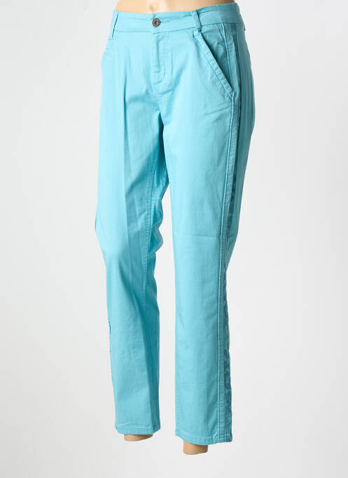 Pantalon chino albastru MISS BY CAPTAIN TORTUE femeie