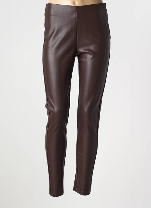 Pantalon slim maro LITTLE MISS BY CAPTAIN TORTUE femeie