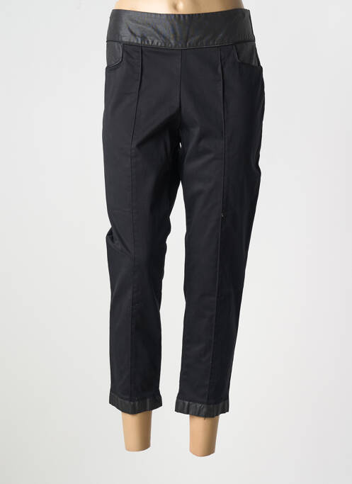 Pantalon 7/8 elasticitate mărime normală negru MISS CAPTAIN femme