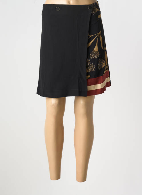 Fustă scurtă negru CAPTAIN TORTUE femeie