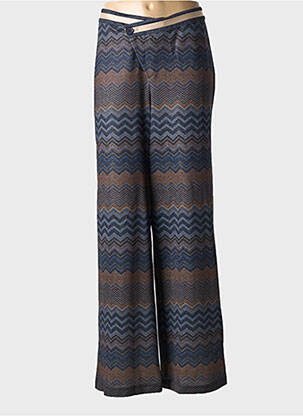 Pantalon larg albastru CAPTAIN TORTUE femeie