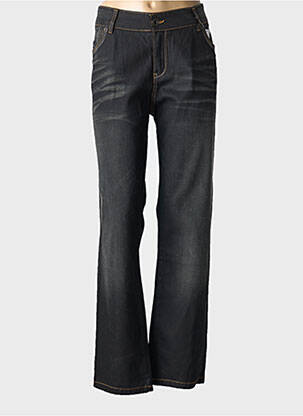 Blugi cu croială dreaptă negru LADY CAPTAIN femeie