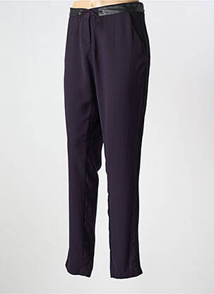Pantalon slim mărime normală mărime normală violet MISS CAPTAIN femeie
