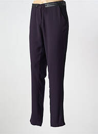 Pantalon slim mărime normală mărime normală violet MISS CAPTAIN femme