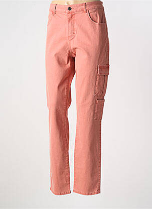 Blugi cu croială dreaptă portocaliu CAPTAIN TORTUE femeie