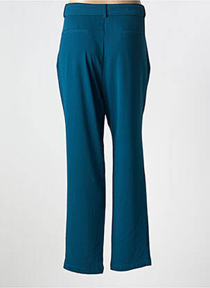 Pantalon chino închidere cu fermoar sub clapetă cu cârlig mărime normală verde MAISON CAPTAIN femeie