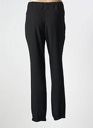 Pantalon slim talie elastică mărime normală negru TREND MISS CAPTAIN TREND femeie