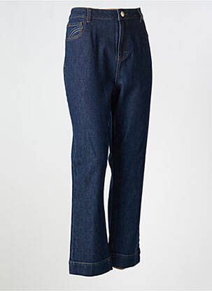 Blugi cu croială slim albastru MAISON CAPTAIN femeie