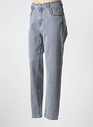 Blugi cu croială slim gri CAPTAIN TORTUE femeie