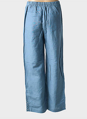 Pantalon drept talie elastică mărime normală albastru CAPTAIN TORTUE femeie