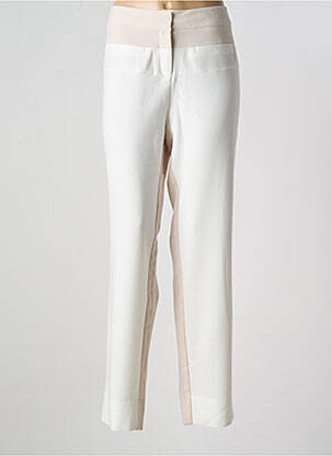 Pantalon slim elasticitate mărime normală bej MISS CAPTAIN femeie