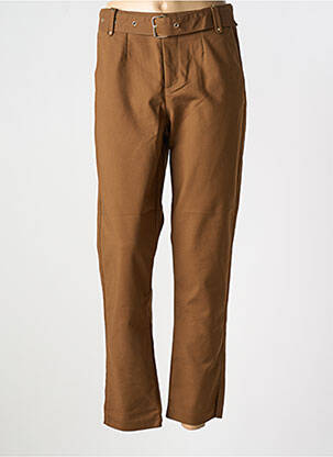 Pantalon chino maro MAISON CAPTAIN femeie
