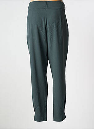 Pantalon drept țesătură crep mărime normală verde CAPTAIN TORTUE femeie