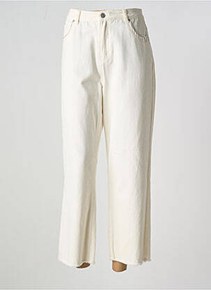 Blugi cu croială dreaptă bej STORIES BY CAPTAIN TORTUE femeie