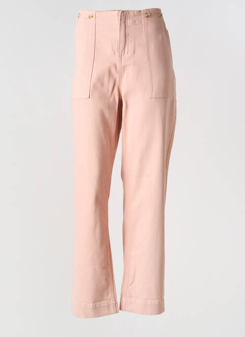 Blugi cu croială dreaptă roz MAISON CAPTAIN femeie